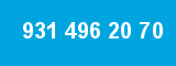 931 496 20 70 931 496 20 70